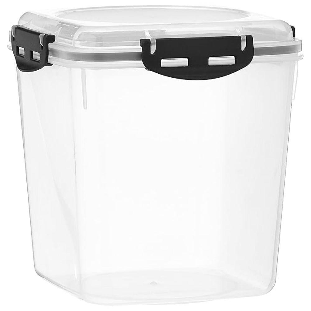 Sunray - Square Airtight Food Container - Transparent - 2.6 L