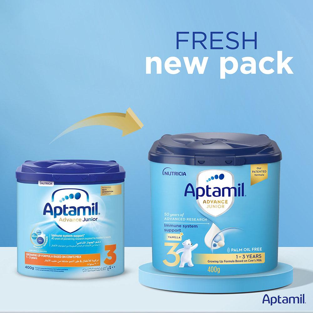 Aptamil - Advance Junior 3 Palm Oil Free Milk Formula - 400 g