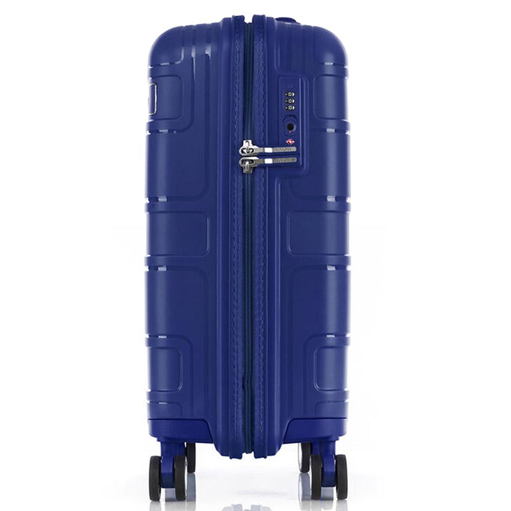 American Tourister - Litevlo Spinner Hard Cabin Luggage Bag - 55cm - Navy Blue