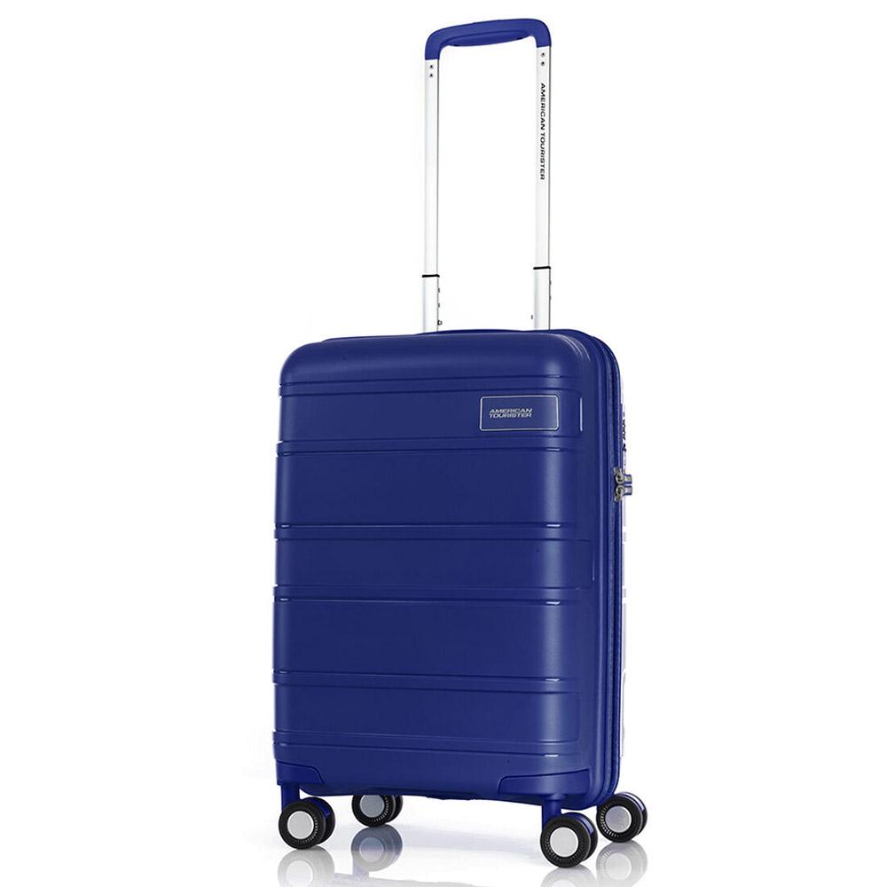 American Tourister - Litevlo Spinner Hard Cabin Luggage Bag - 55cm - Navy Blue