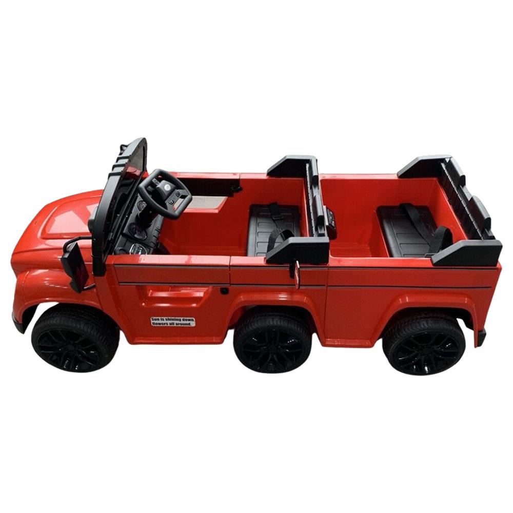 Megastar - Kids Electric Ride On School Bus - 24V - Red