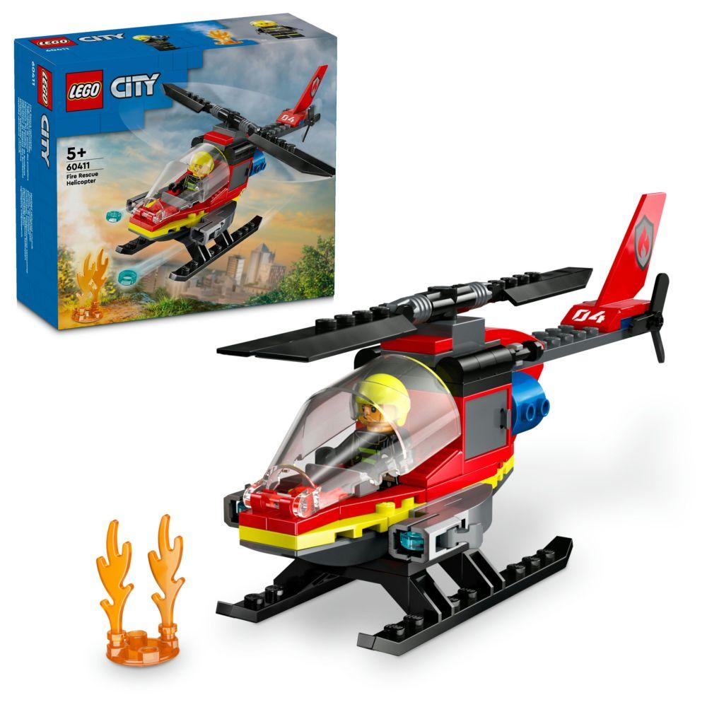 Lego - 60411 Fire Rescue Helicopter Building Playset