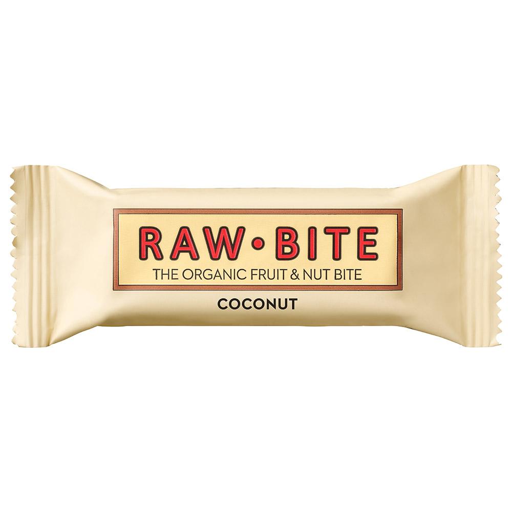 Rawbite - The Organic Fruit & Nut Bite - Coconut - 50g - 12pcs