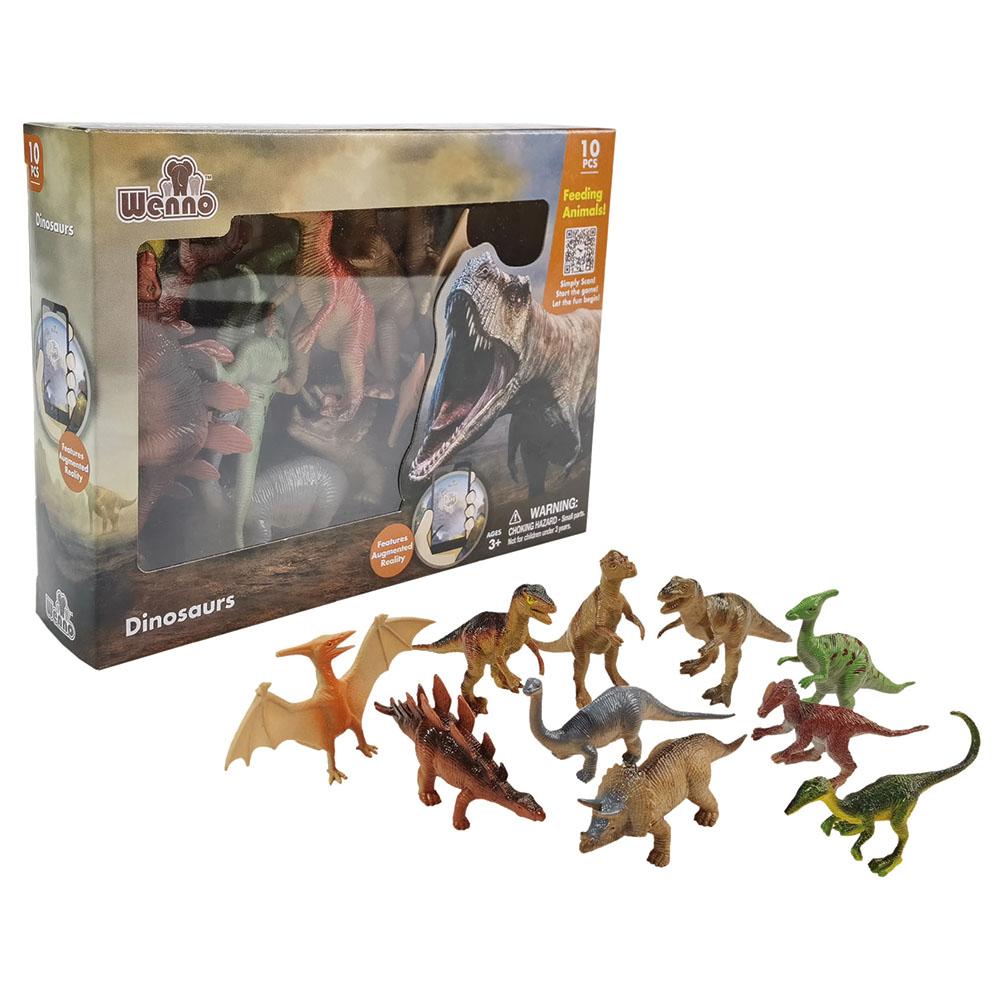 Wenno - Dinosaurs In Window Box - 10pcs