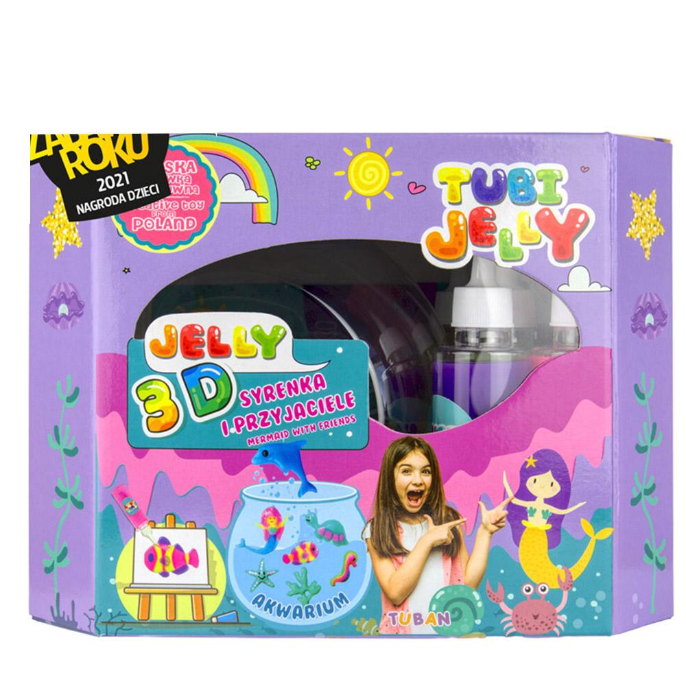 Tuban - Tubi Jelly Set w/ 8 Colors & Big Aquarium - Mermaid