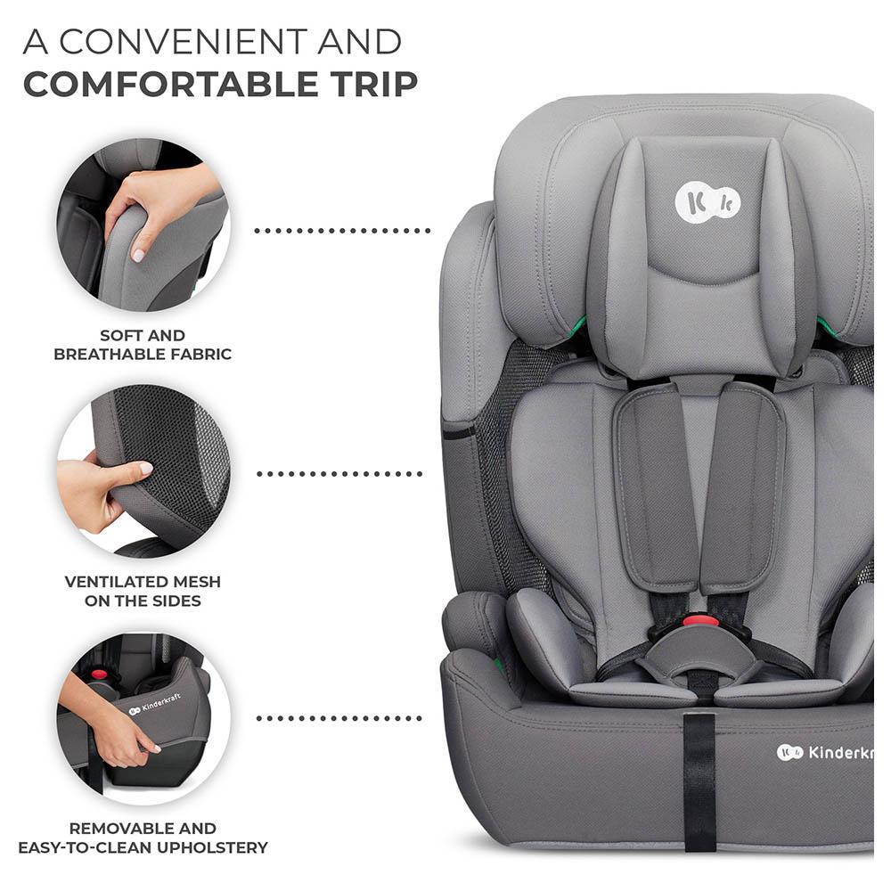 Kinderkraft - Comfort Up Car Seat (i-Size 76-150cm) - Grey