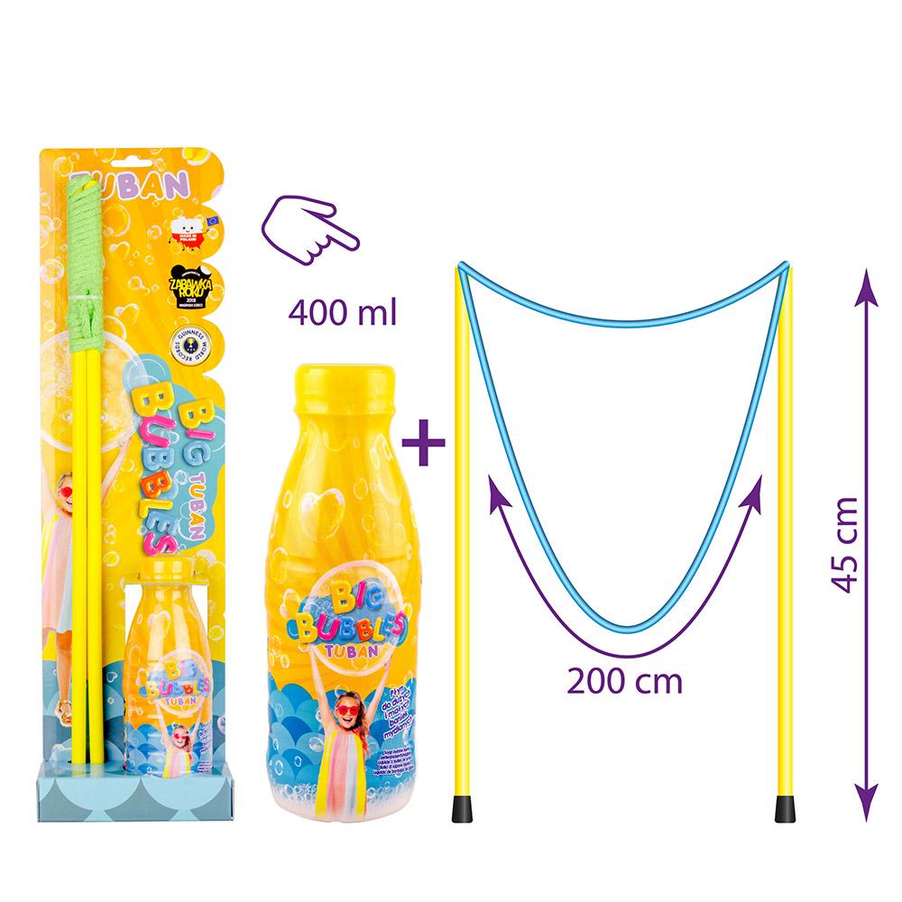 Tuban - Giant Bubble Wand & Liquid Set - 400ml