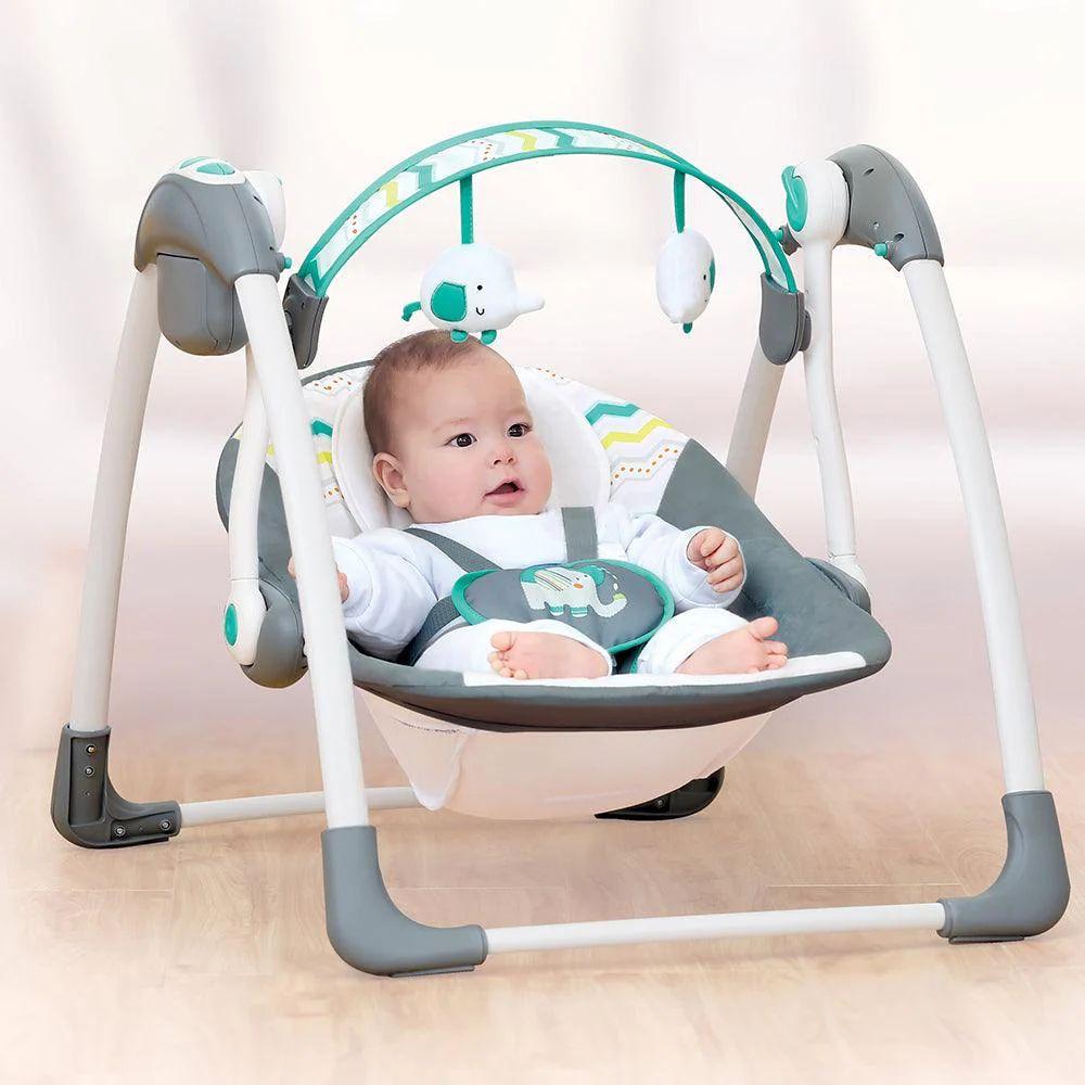 Mastela - Baby Swing Chair For Newborn - Green