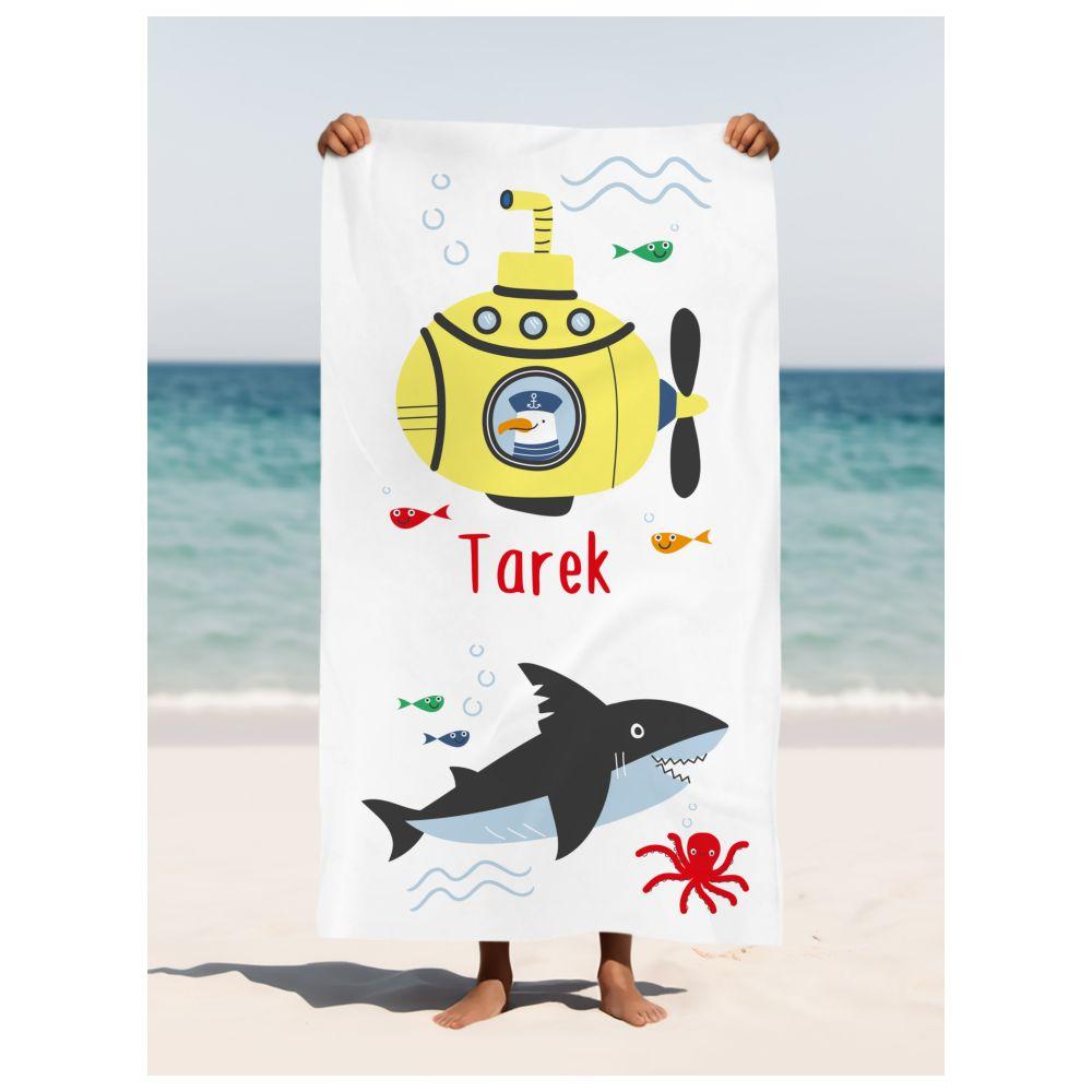 Essmak - Personalised Essmak Under The Sea Beach Towel 