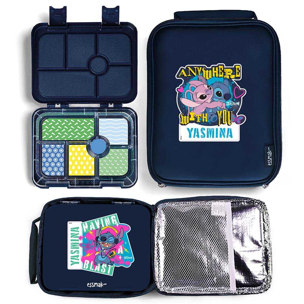 Essmak - Personalized Disney Stitch 1 Bento Pack - Blue