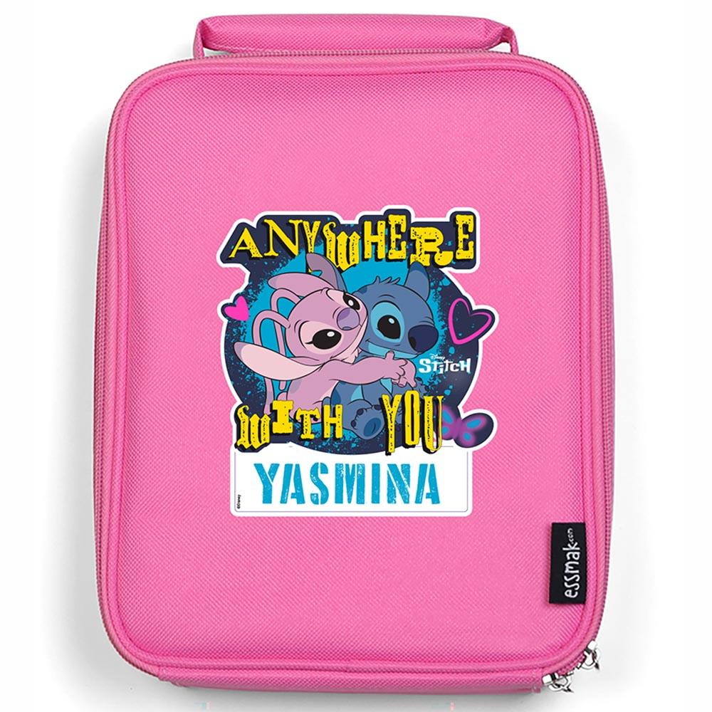 Essmak - Personalized Disney Stitch 1 Bento Pack - Pink