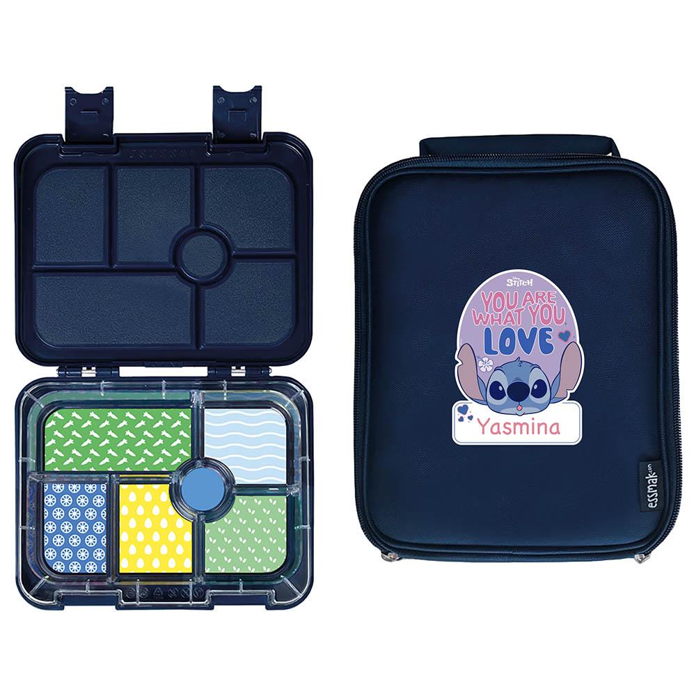 Essmak - Personalized Disney Stitch 2 Bento Pack - Blue