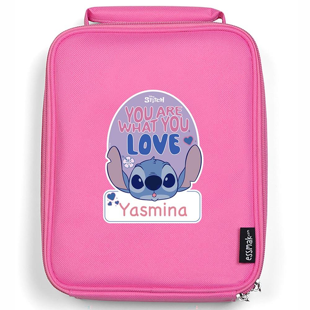 Essmak - Personalized Disney Stitch 2 Bento Pack - Pink