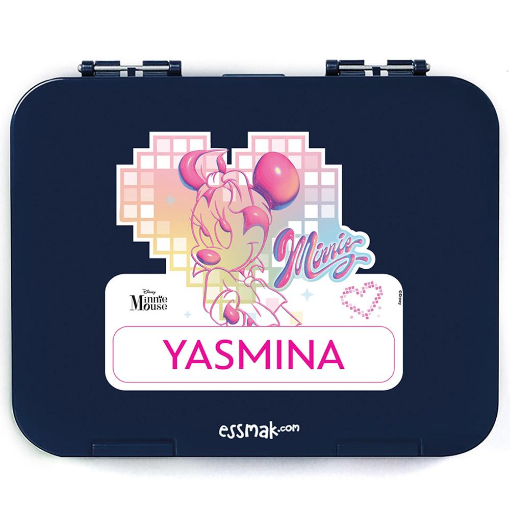 Essmak - Personalized Disney Minnie 4 Bento Pack - Blue