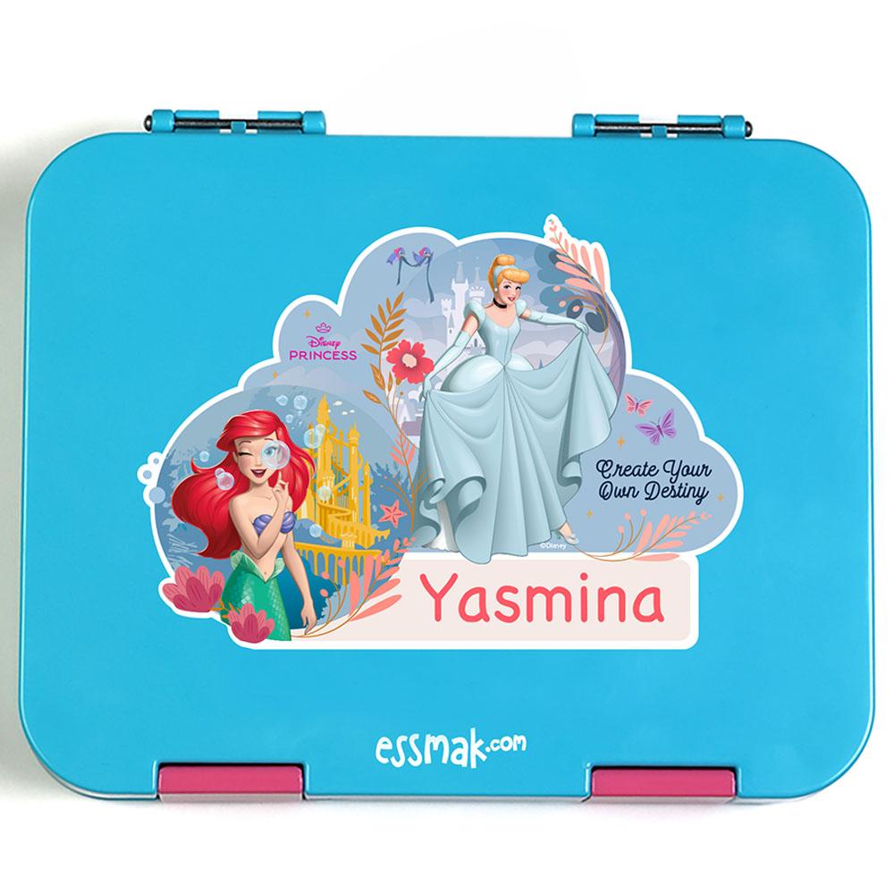 Essmak - Personalized Disney Princess 3 Bento Pack - Pink