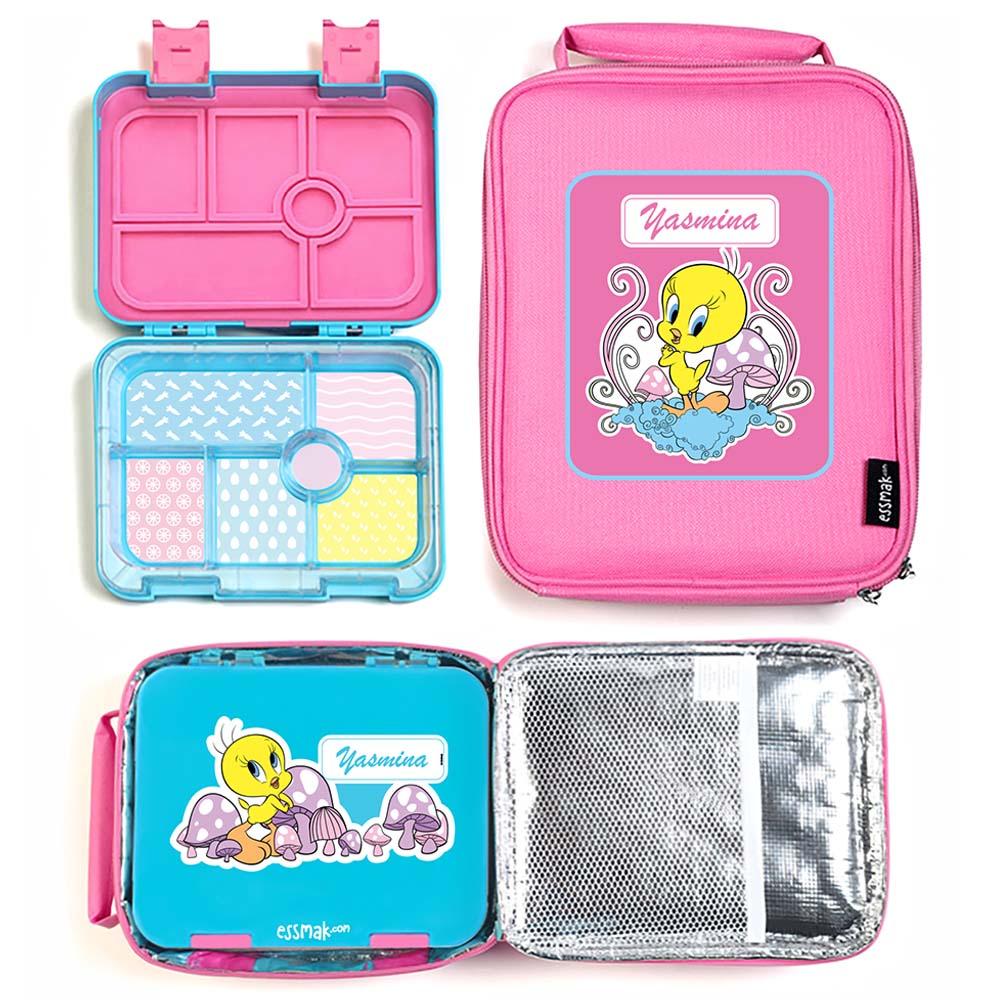 Essmak - Personalized Looney Tunes 2 Bento Pack - Pink