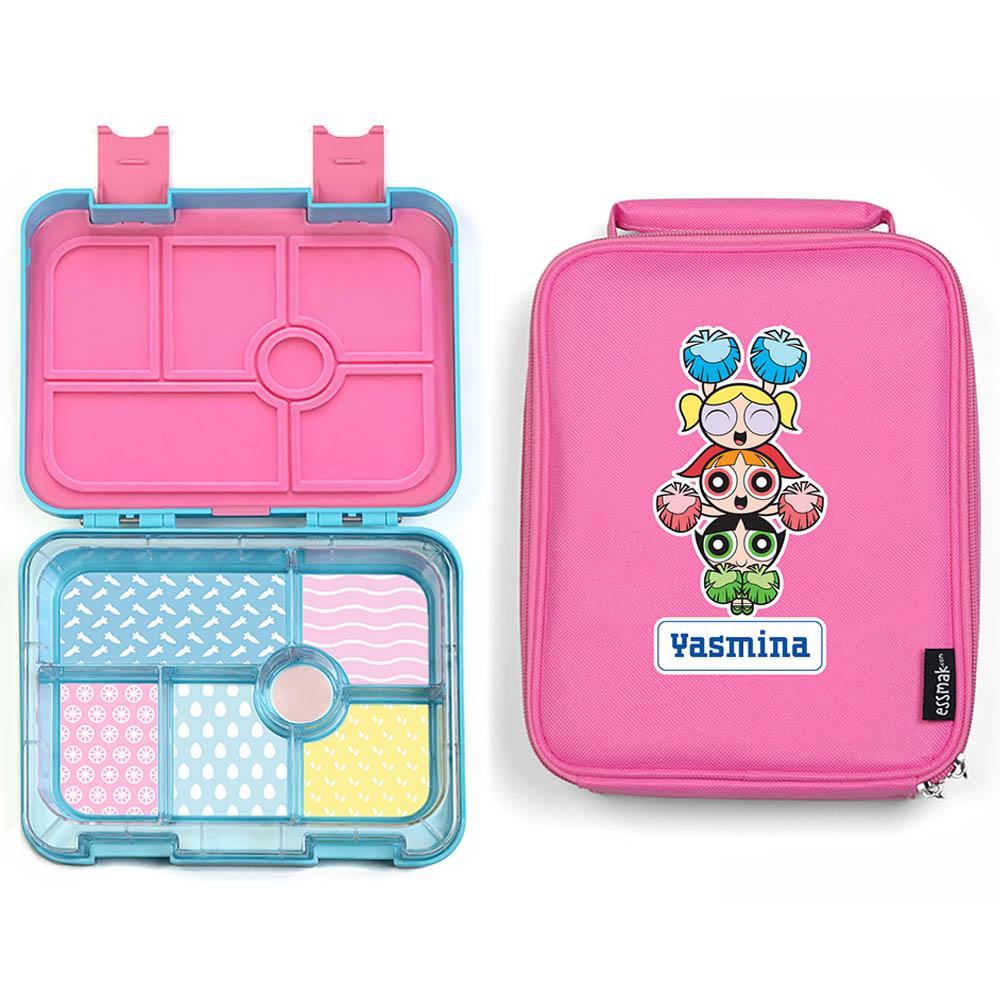 Essmak - Personalized Powerpuff Girls 2 Bento Pack - Pink