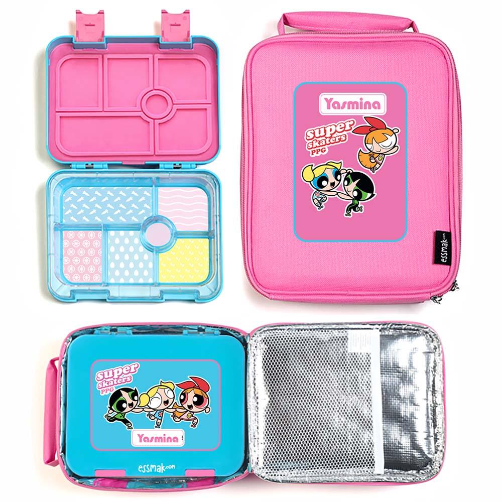 Essmak - Personalized Powerpuff Girls 4 Bento Pack - Pink