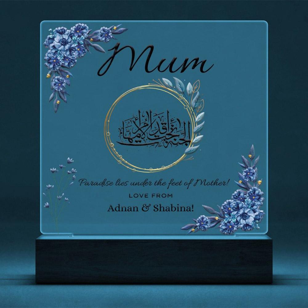 Zayoshe - Personalized Mothers Day Gift Acrylic Night Light