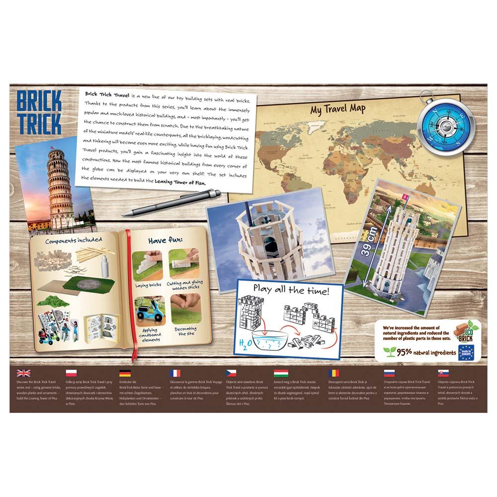 Bricks - Trick Travel Leaning Tower Of Pisa Italy Kit - 260pcs