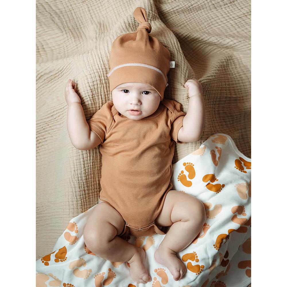 Mjolk - Short Sleeves Bodysuit - Camel