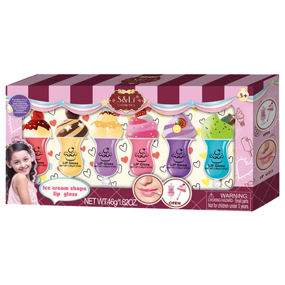 Stem - Ice Cream Shape Lip Gloss - 6pcs