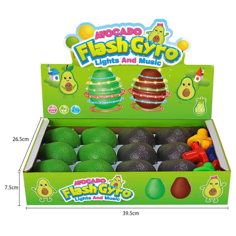 Stem - Avocado Flash Gyro With Lights And Music 1pc - Color May Vary