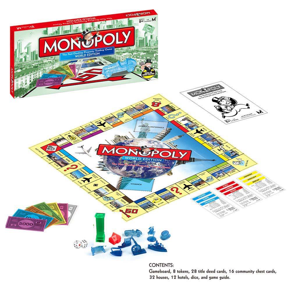 Stem - English Monopoly World Edition Property Trading Board Game