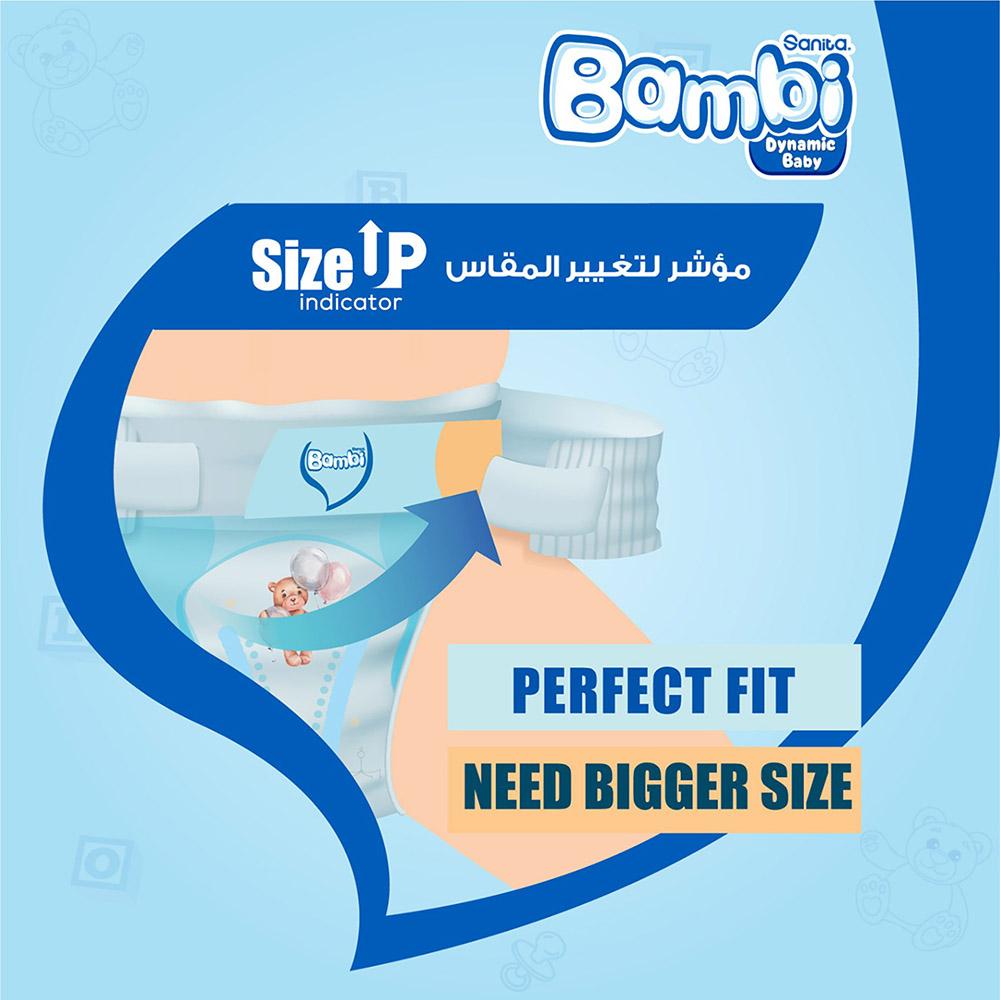 Sanita Bambi - Baby Diapers - Size 3 - 6-11kg - Medium - Pack of 184