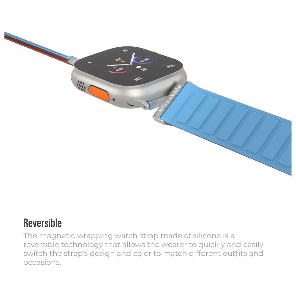 Blupebble - Reversible Magnetic Apple Watch Strap Ultra - Hochfeiler