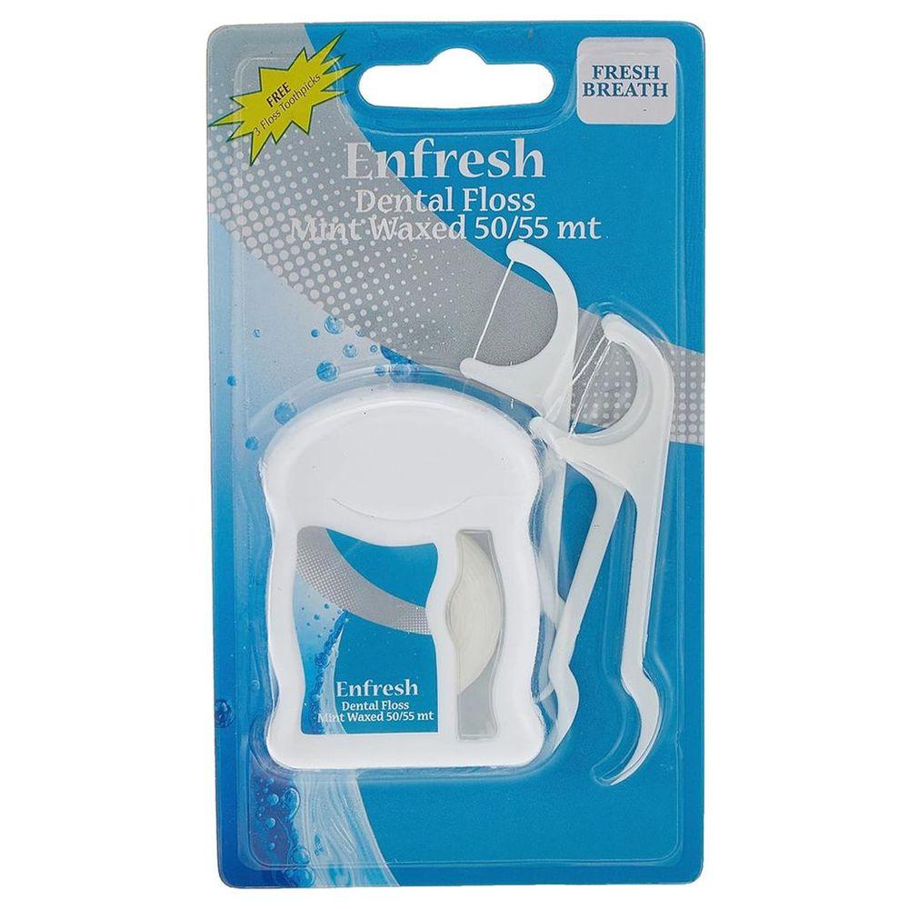 Enfresh - Dental Floss Mint Waxed - 50/55M