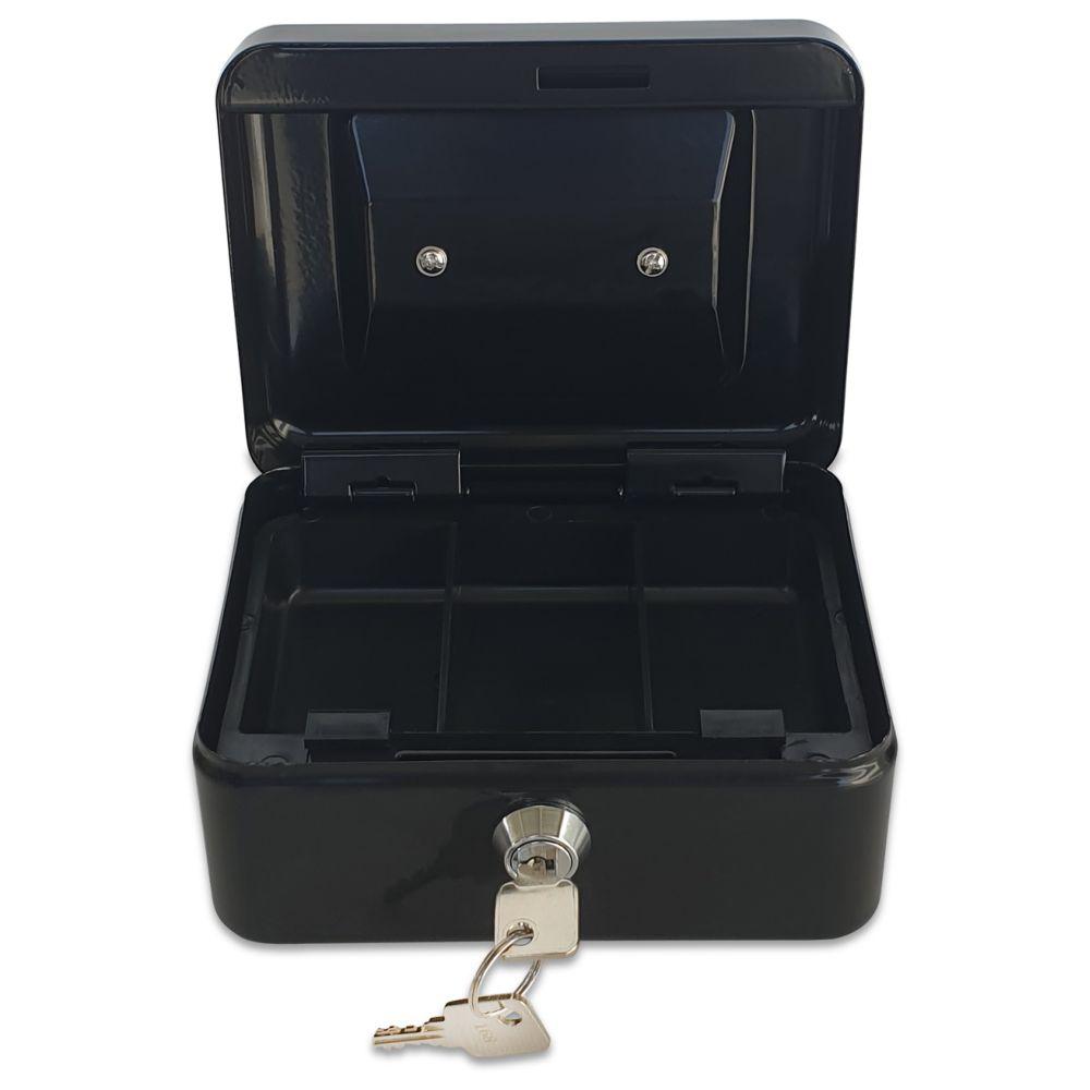 Maxi - Cash Box - Black - 6-inch