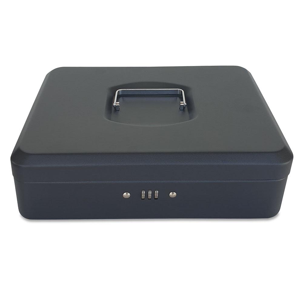 Maxi - Cash Box With Number Lock - Black - 12-inch