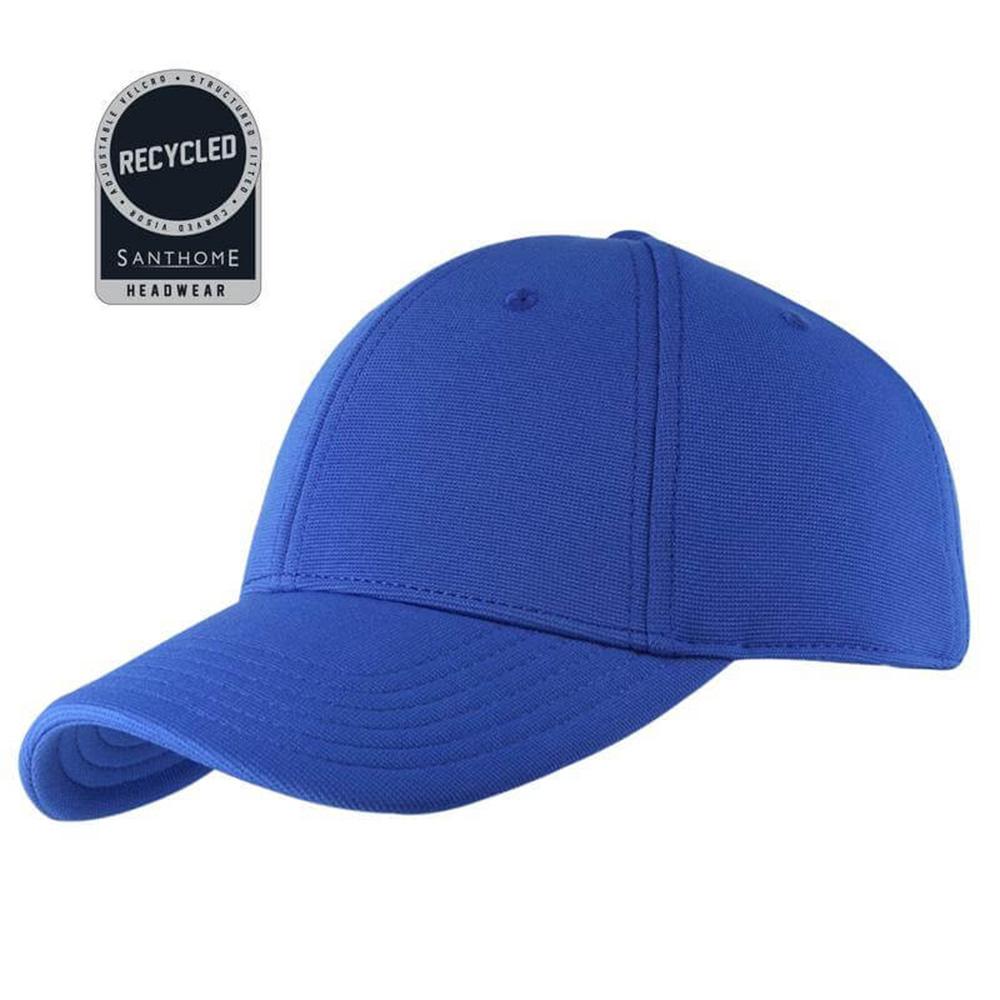 Santhome - Titan Recycled 6 Panel Adjustable Cap - Royal Blue