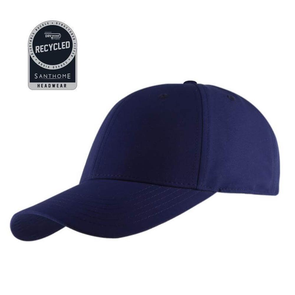 Santhome - Ultra RPET 6 Panel DryNCool Sport Cap - Navy Blue