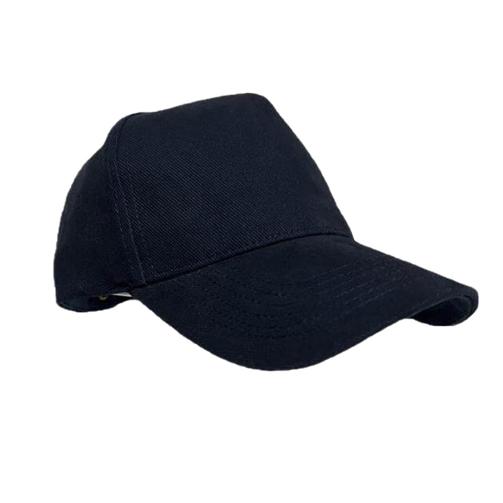 Santhome - Narva 5 Panel Heavy Brushed Cotton Cap - Navy Blue