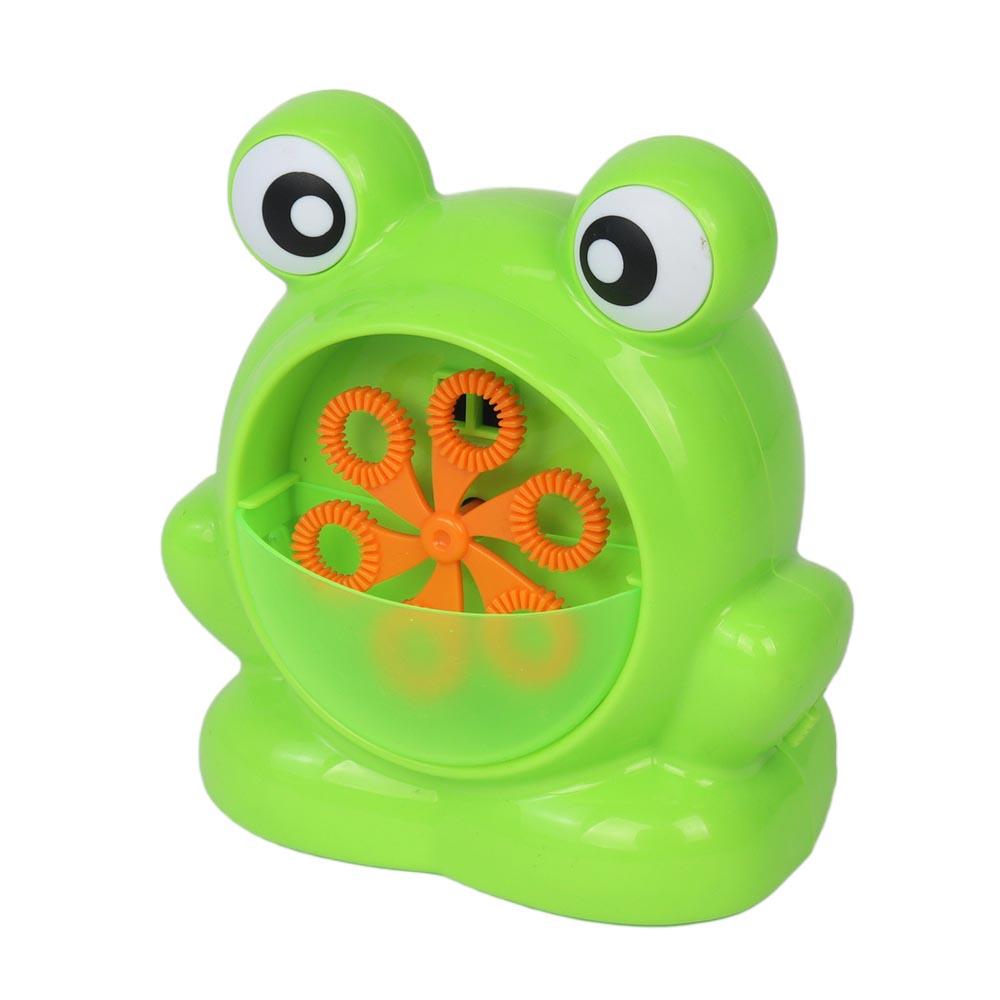 Galaxy Bubbles - Frog Bubble Machine With 56ml Bubble Solution