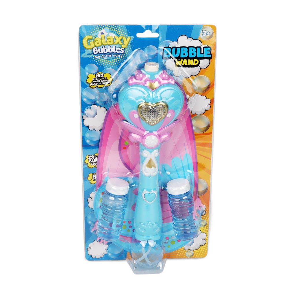 Galaxy Bubbles - Fairy Bubble Wand With 2x50ml Bubble Solution 1pc - Color May Vary