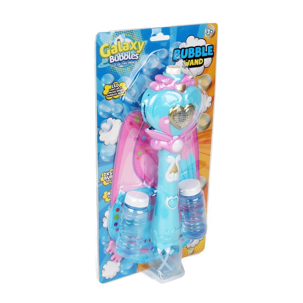 Galaxy Bubbles - Fairy Bubble Wand With 2x50ml Bubble Solution 1pc - Color May Vary