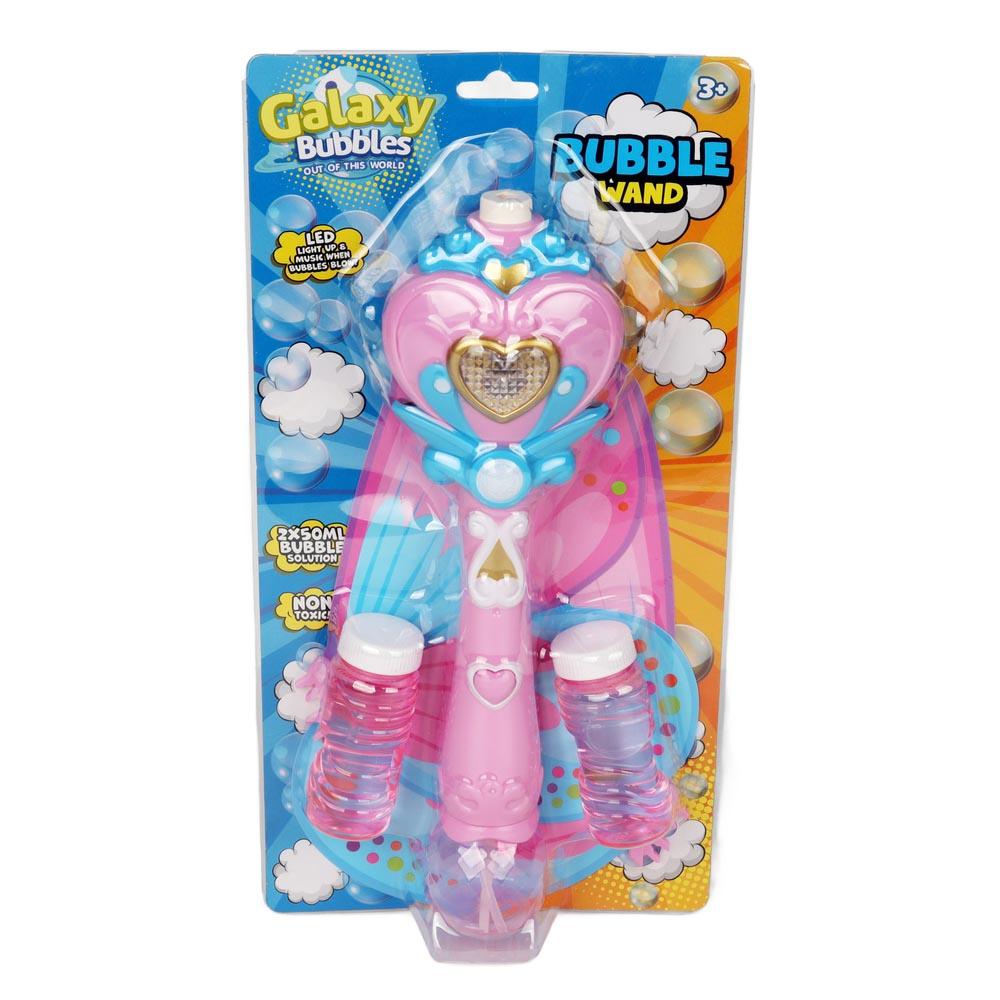 Galaxy Bubbles - Fairy Bubble Wand With 2x50ml Bubble Solution 1pc - Color May Vary