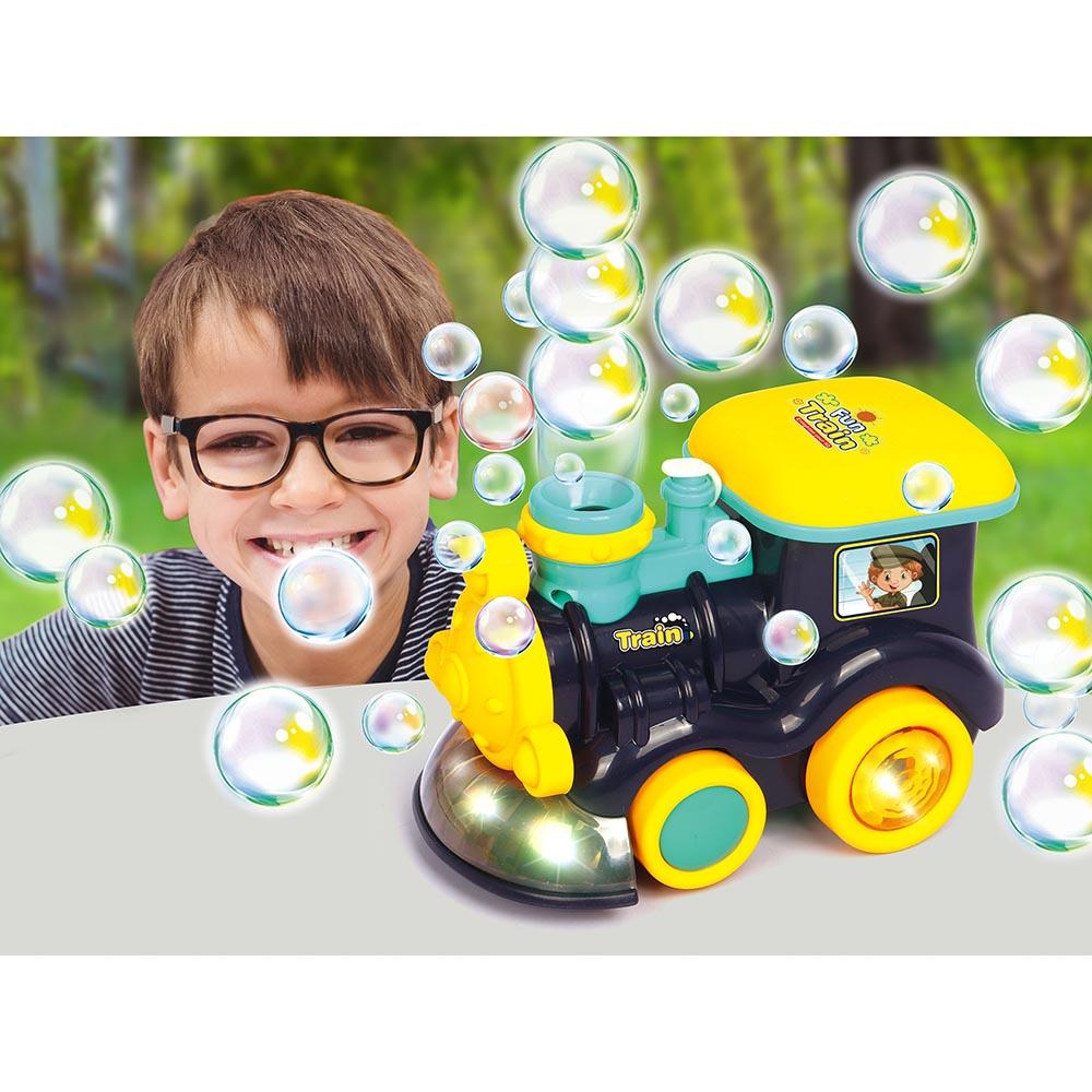 Galaxy Bubbles - Bubble Steam Train Engine With 50ml Bubble Solution