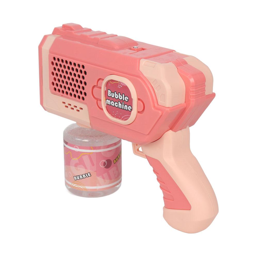 Galaxy Bubbles - Light Up Bubble Blaster With 80ml Bubble Solution 1pc - Color May Vary