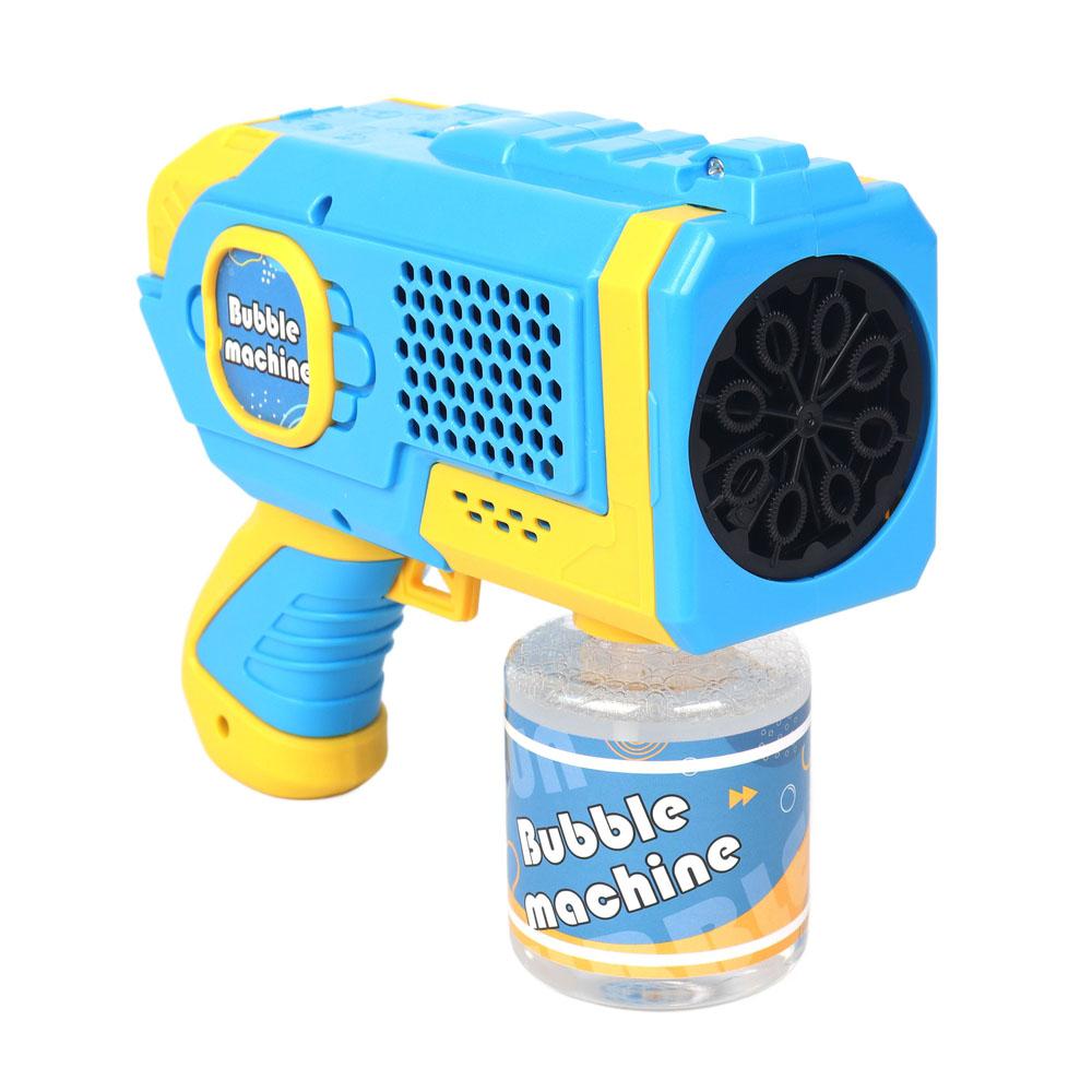 Galaxy Bubbles - Light Up Bubble Blaster With 80ml Bubble Solution 1pc - Color May Vary