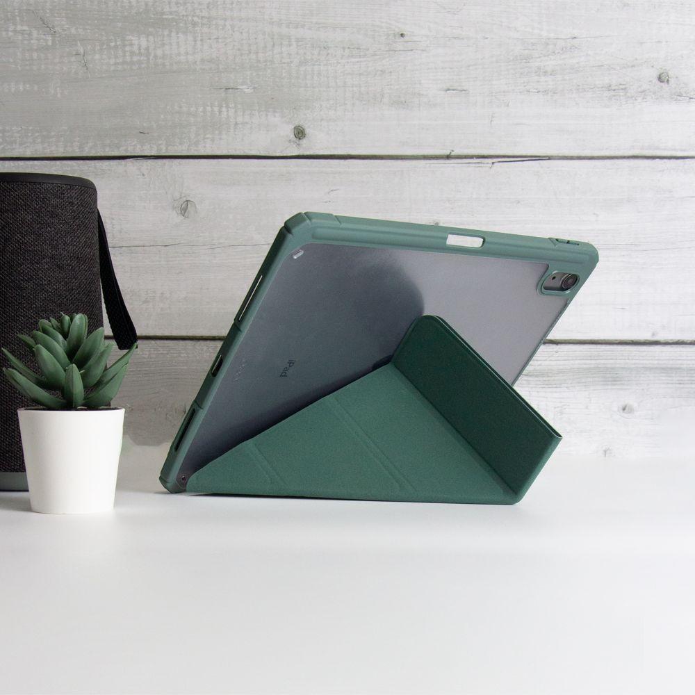 Blupebble - Hybrid Folio Slim Case w/ Pen Holder For 10th Gen Ipad - Green