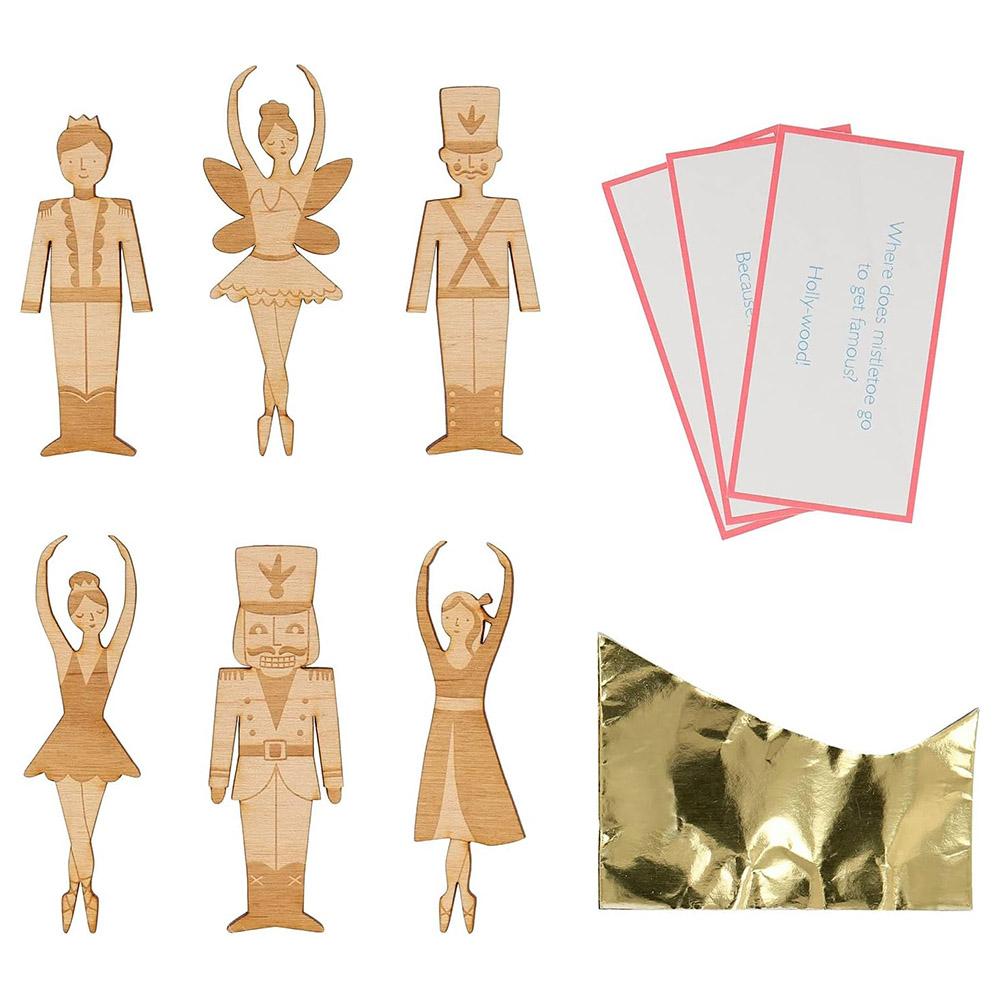 Meri Meri - Nutcracker Character Crackers - 6pcs