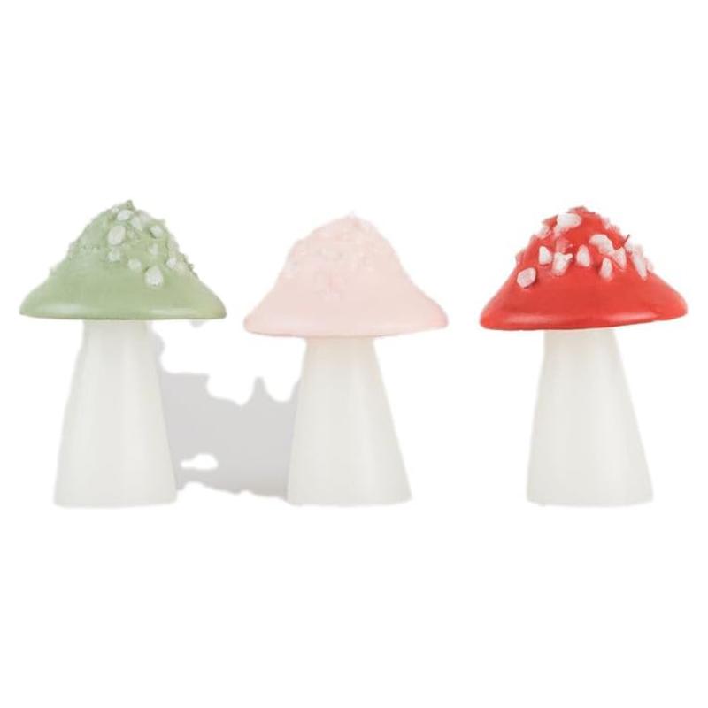 Meri Meri - Mushroom Candles - 3pcs