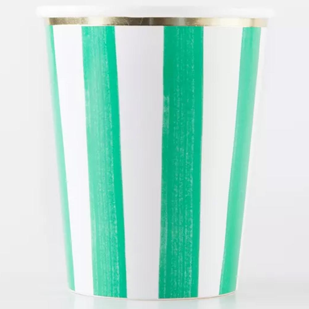 Meri Meri - Striped Cups - 8pcs