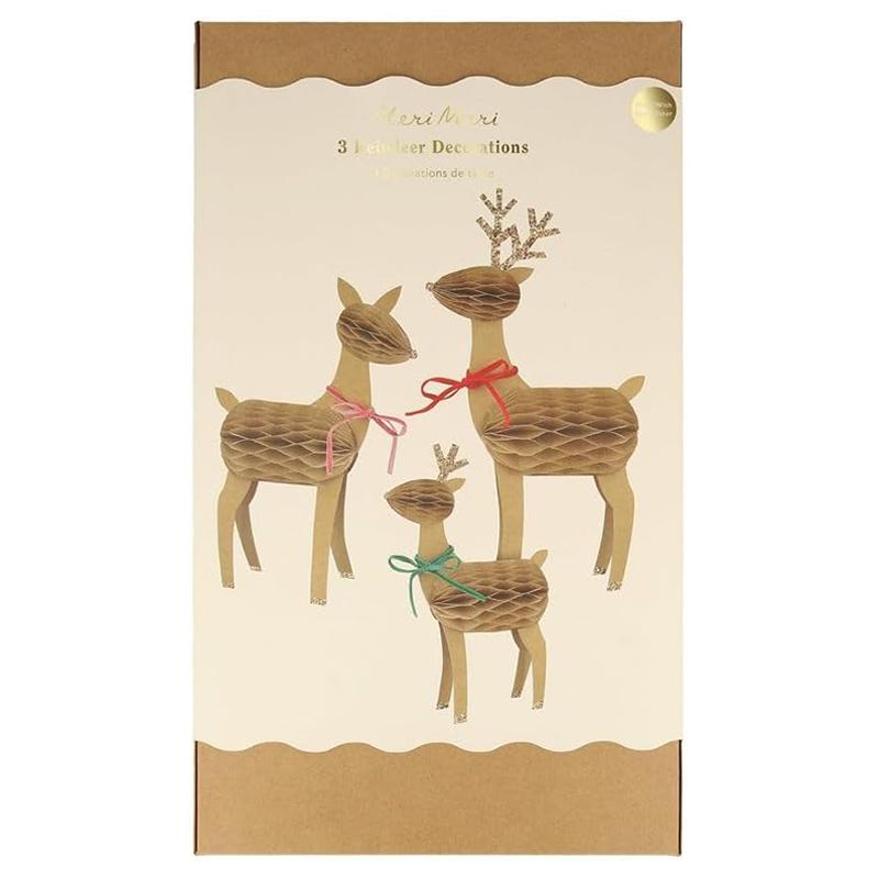 Meri Meri - Honeycomb Reindeer Family