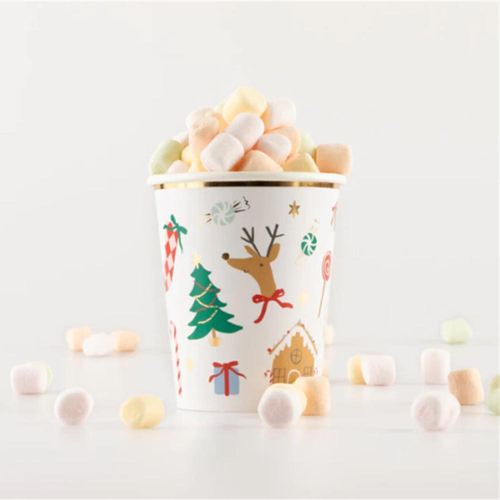 Meri Meri - Jolly Christmas Cups - 8pcs