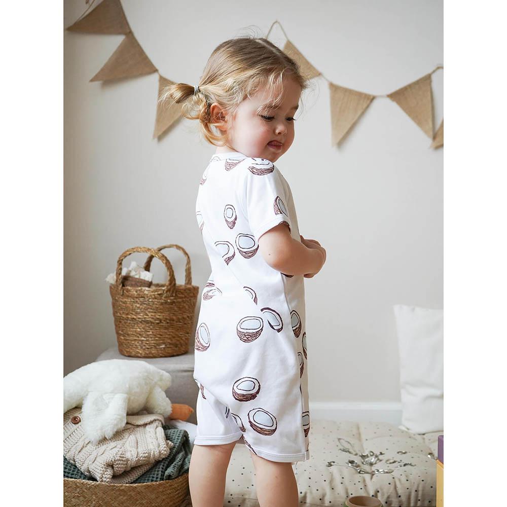 Mjolk - Sleep And Play Romper - Coconuts